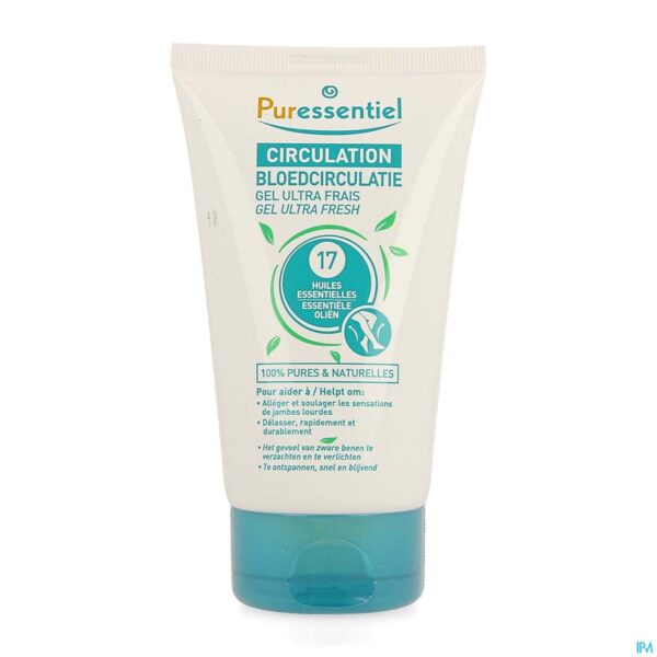 Packshot Puressentiel Bloedcirculatie Gel Ultra Fris 125ml