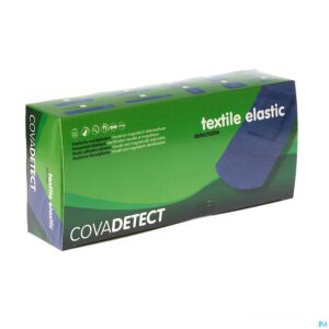 Packshot Cova Detectiepleister Blauw 25x72mm Text100 2572t