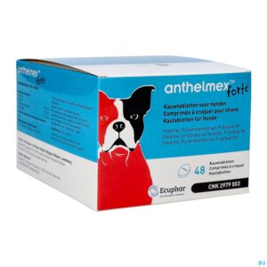 Packshot Anthelmex Forte Kauwtabl. Hond 48