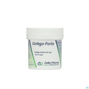 Packshot Ginkgo Forte Caps 60x60mg Deba