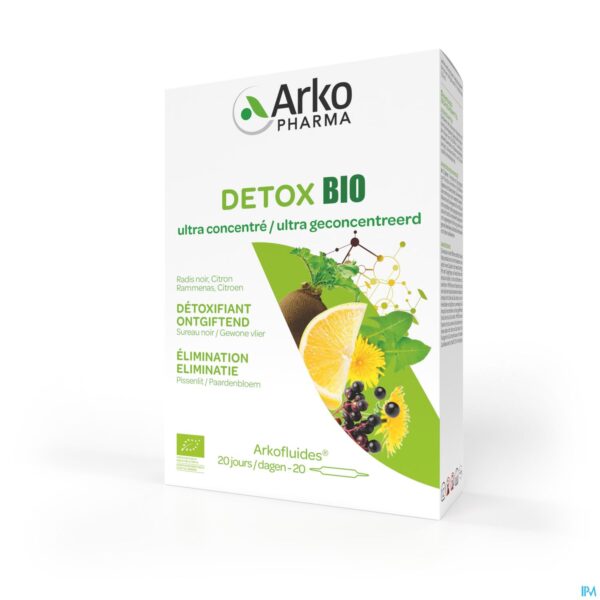 Packshot Arkofluide Detox Bio Nf Amp 20