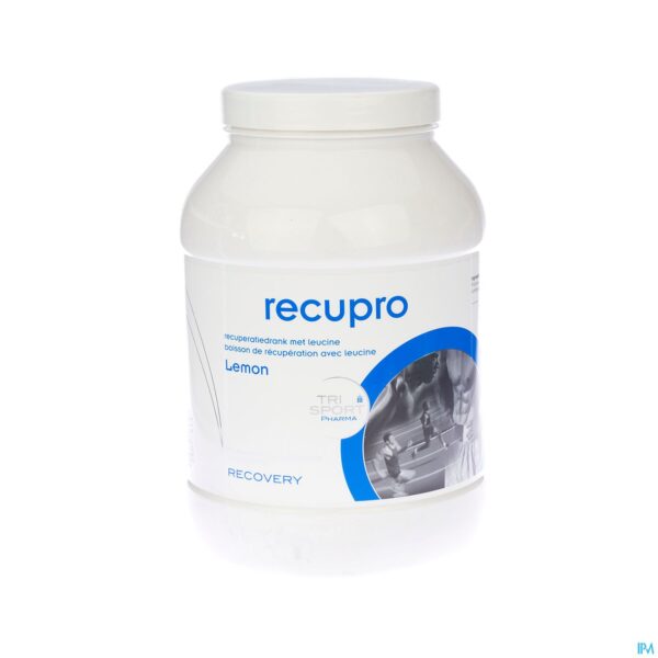Packshot Trisportpharma Recupro+leucine Lemon Pdr Pot 1,5kg