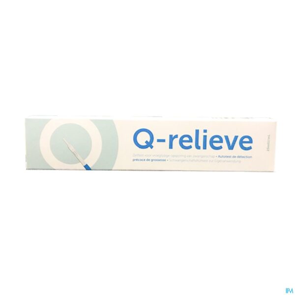 Packshot Q-relieve Mono Zwangerschapstest