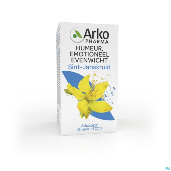 Packshot Arkocaps Sint Janskruid Plantaardig 45
