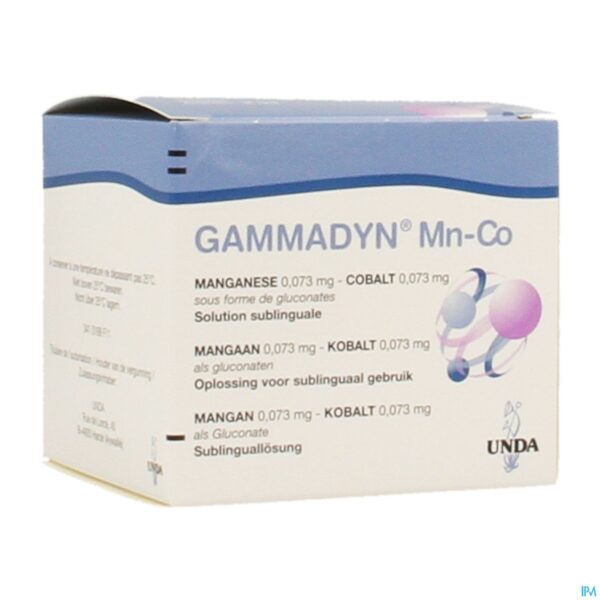 Packshot Gammadyn Amp 30 X 2ml Mn-co Unda