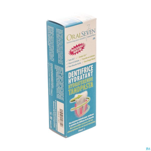 Packshot Oralseven Tandpasta 75ml Packshot Oralseven Tandpasta 75ml