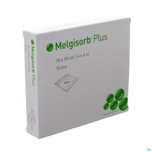 Packshot Melgisorb Plus Kp Ster 10x10cm 10 252200