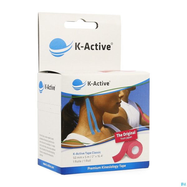 Packshot K-Active Tape Rose 5,0cmx5m