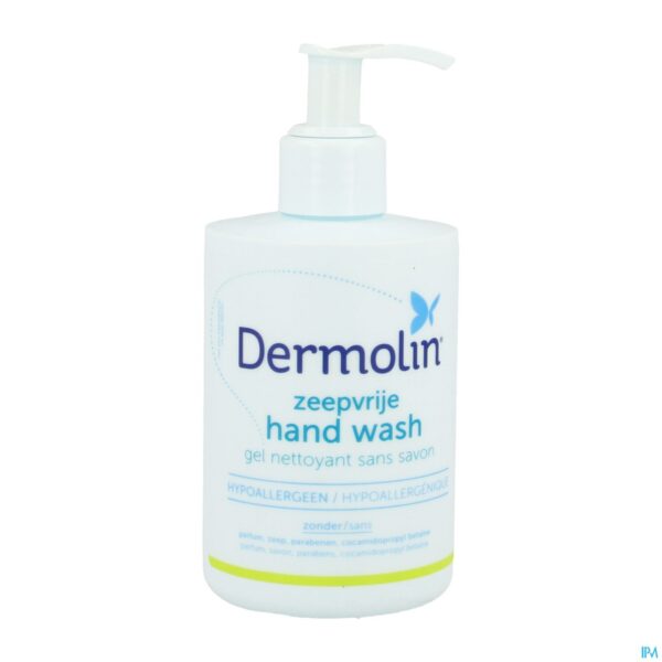 Packshot Dermolin Zeepvrije Hand Wash Gel 200ml