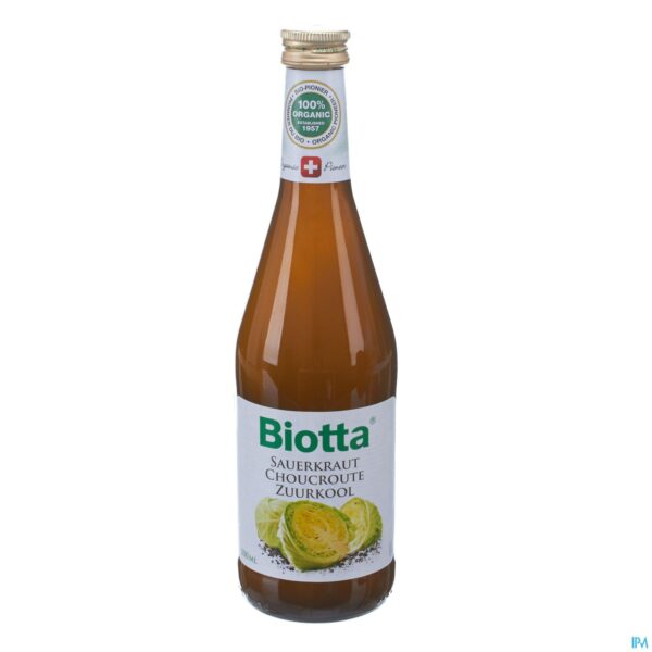 Packshot Biotta Zuurkoolsap 500ml