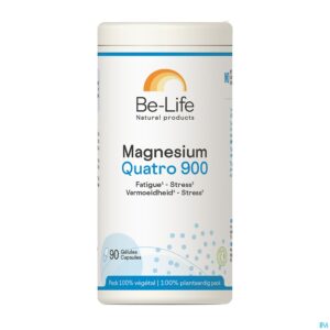 Packshot Magnesium Quatro 900 Be Life Pot Caps 90