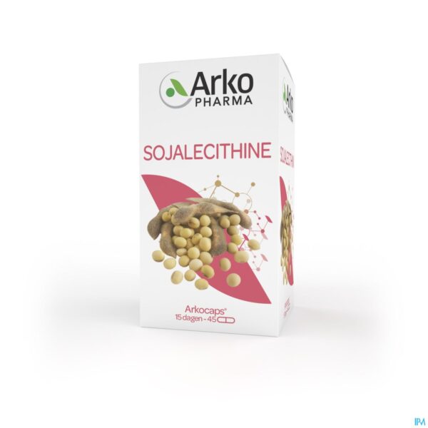 Packshot Arkocaps Sojalecithine Plantaardig 45