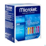 Packshot Bayer Microlet Lancetten Ster Gekleurd 200