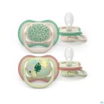 Productshot Philips Avent Fopspeen +6m Air Bladeren 2