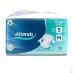 Packshot Attends Slip Active 9 Medium 1x28