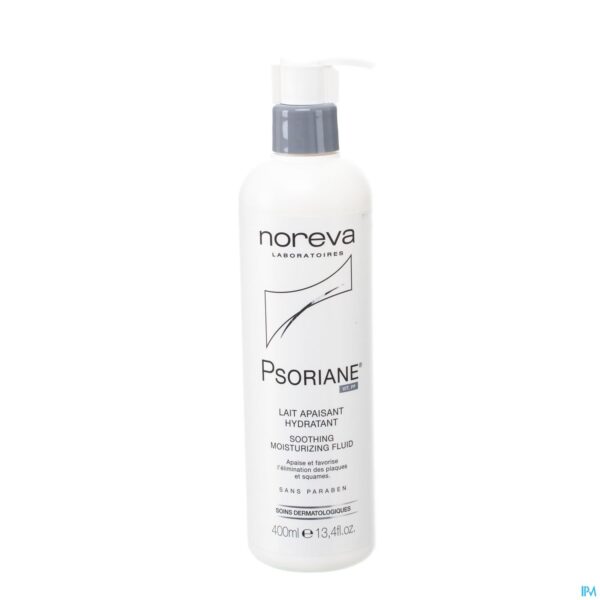 Packshot Psoriane Melk Rustgevend Hydraterend Tube 400ml Packshot Psoriane Melk Rustgevend Hydraterend Tube 400ml