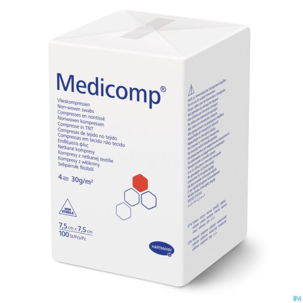 Packshot Medicomp 7,5x7,5cm 4l. Nst. 100 P/s