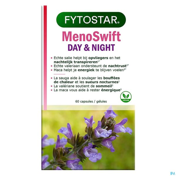 Packshot Fytostar Meno-swift Dag&nacht Caps 60