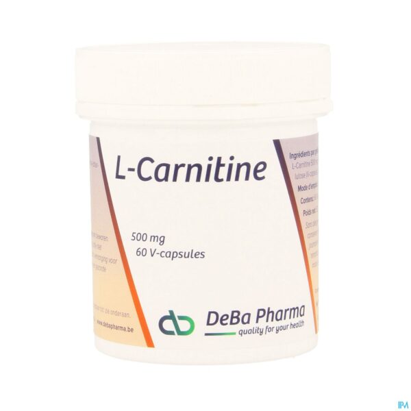 Packshot l-carnitine Caps 60x500mg Nf Deba