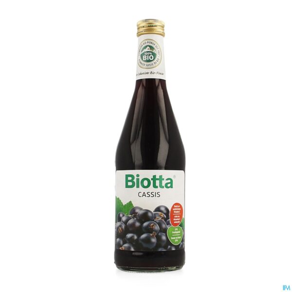 Productshot Biotta Sap Zwarte Bes 500ml