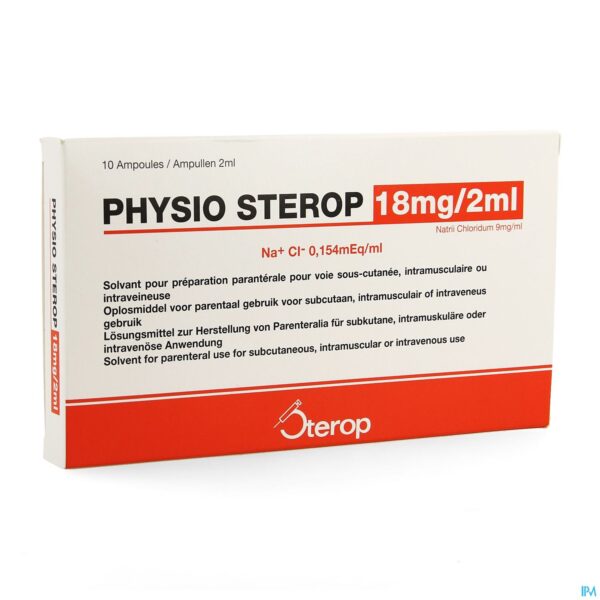 Packshot Physio Sterop Amp Inj 10 X 2ml Packshot Physio Sterop Amp Inj 10 X 2ml