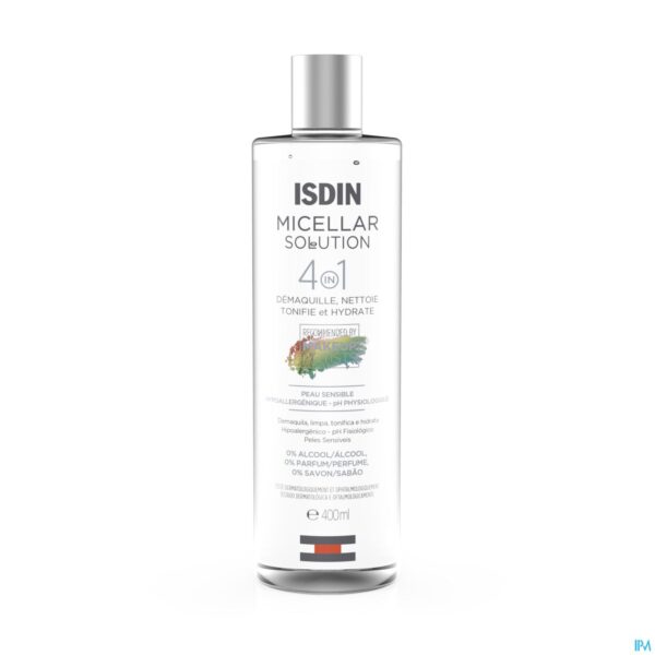 Packshot Isdin Micellar Solution 400ml