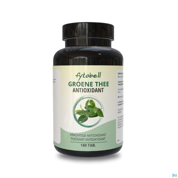 Packshot Fytobell Groene Thee Comp 180 Packshot Fytobell Groene Thee Comp 180