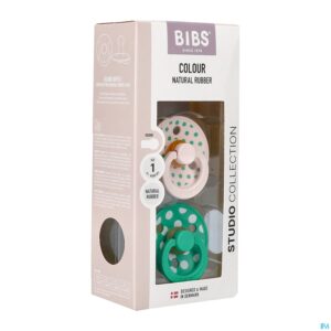 Packshot Bibs 1 Fopspeen Studio Duo Polka Cactus/petal