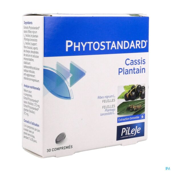 Packshot Phytostandard Zwarte Aalbes-weegbree Comp 30