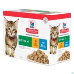 Packshot Hills Sc.plan Feline Kitten Multip. Classic 12x85g