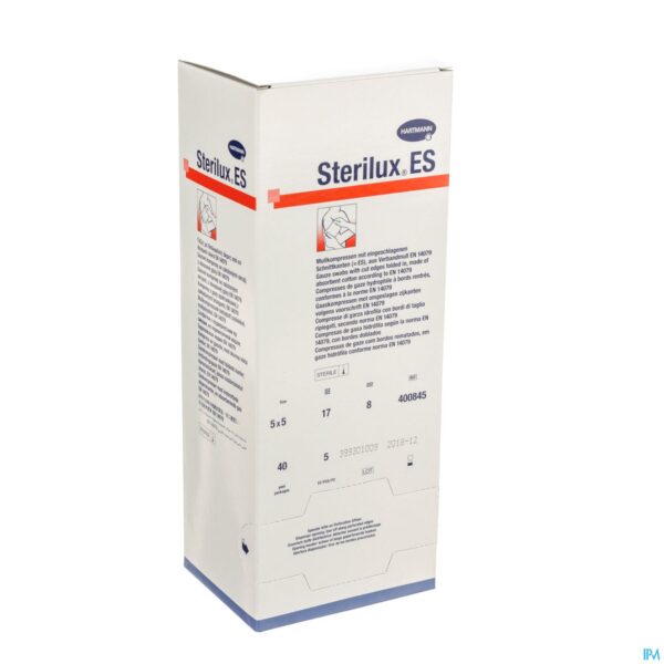 Packshot Sterilux Es 5x5cm 8l.st. 40x5 P/s Packshot Sterilux Es 5x5cm 8l.st. 40x5 P/s