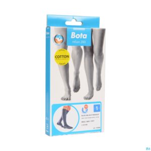 Packshot Bota Relax 280 Katoen Korte Kous Grijs N1