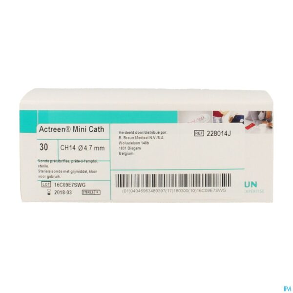 Packshot Actreen Lite Mini Sonde Prelubrif. Ch14 30 228014j