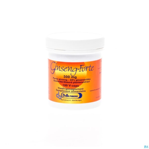 Packshot Ginseng Forte Comp 100x500mg Deba