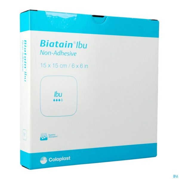 Packshot Biatain-ibu Verb N/adh+ibuprof. 15x15,0 5 34115