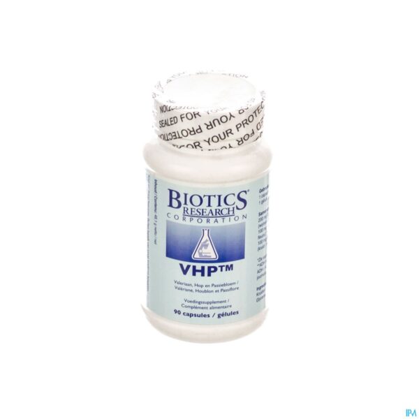 Packshot Vhp Biotics Caps 90