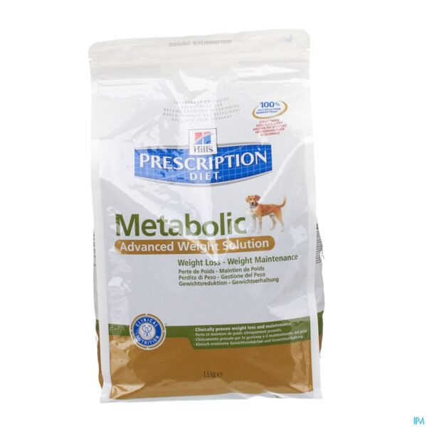 Packshot Prescription Diet Canine Metabolic 1,5kg