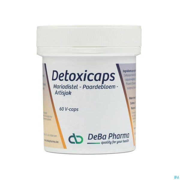 Packshot Detoxicaps V-caps 60 Deba