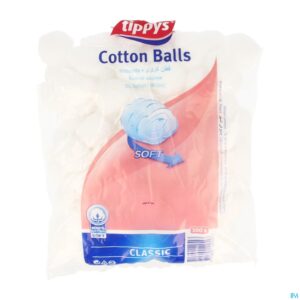 Packshot Tippys Wattenbollen Wit 100