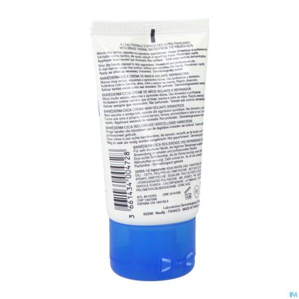Packshot Uriage Bariederm Handcreme Herstellend Isol. 50ml