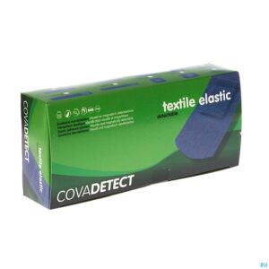 Packshot Cova Detectiepleister Blauw 2x12cm Text100 20120t