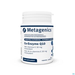 Packshot Coenzyme Q10 100mg+vtt E Caps 30 6492 Metagenics