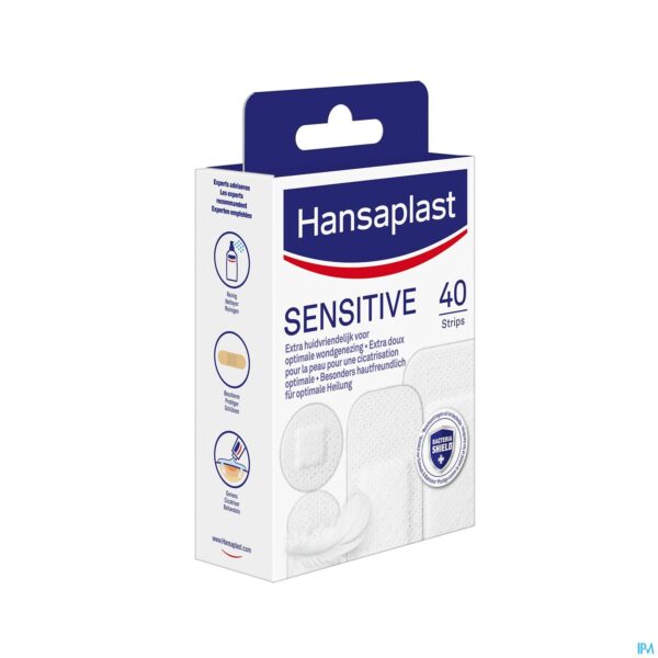 Packshot Hansaplast Sensitive Strips 40