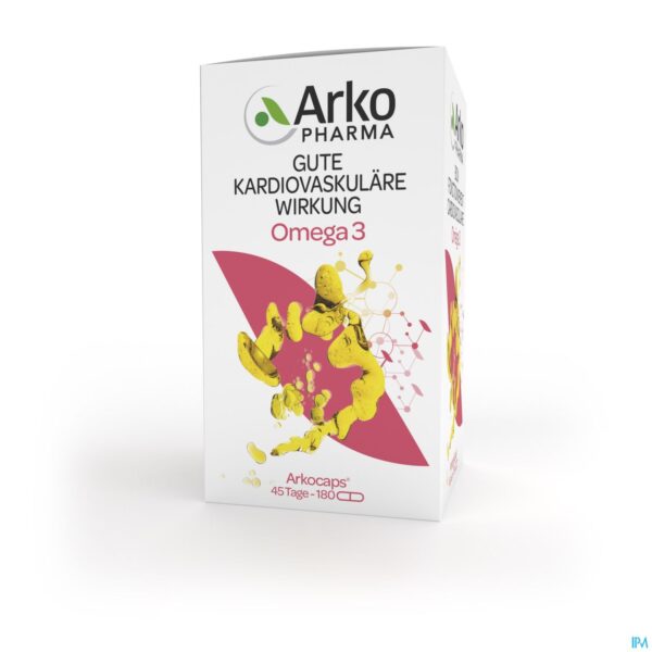Packshot Arkocaps Omega 3 Uit De Zee 180