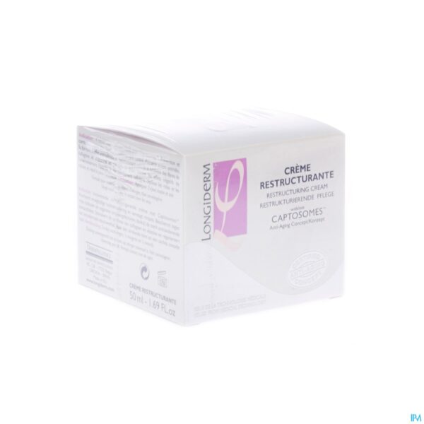Packshot Longiderm Creme Herstructurerend Gelaat 50ml