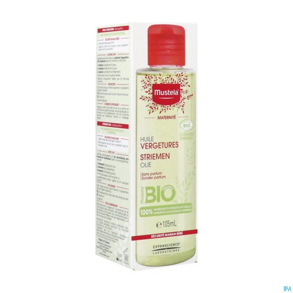 Packshot Mustela Mat A/striemen Olie 105ml Packshot Mustela Mat A/striemen Olie 105ml
