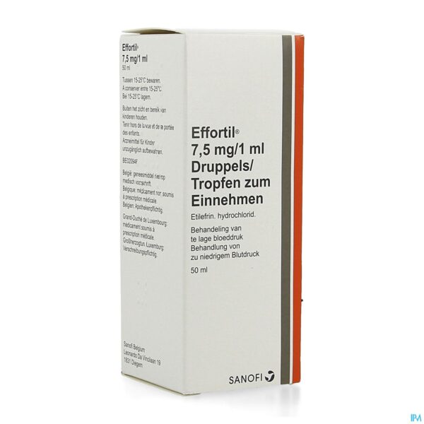 Packshot Effortil Gutt. 50g 0,75 %
