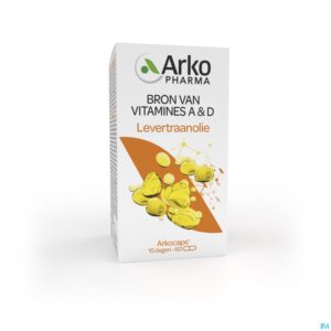 Packshot Arkocaps Levertraanolie 60