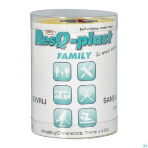 Packshot Resq-plast Family 4,5mx75mm Geel 1