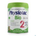 Packshot Physiolac Bio 2 Poedermelk Nf 800g